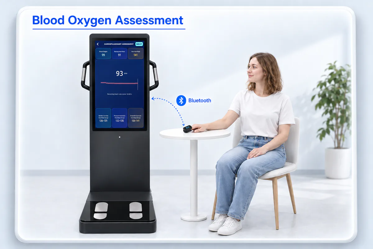 BM200 blood oxygen and heart rate measurement accessory